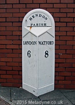 Hendon Milepost