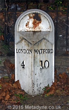 Cricklewood Milepost