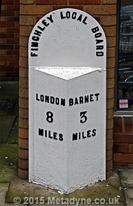 Finchley Milepost