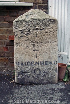 Milestone at Colnbrook