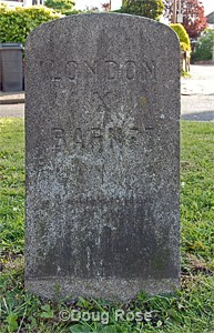 Milestone near Totteridge