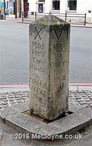 Milestone near Barnes