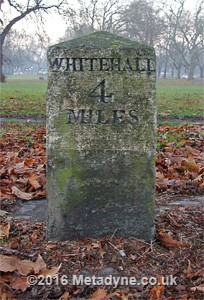 Clapham Common Milestone