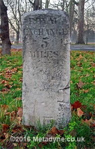 Clapham Common South Milestone