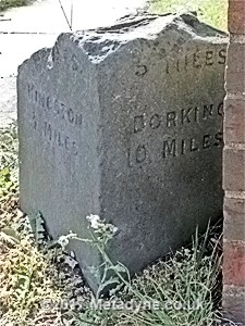 Milestone near Hook