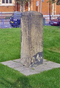Milestone in West Hill