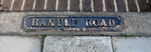 Street Name Close Up