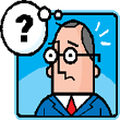 Puzzled man